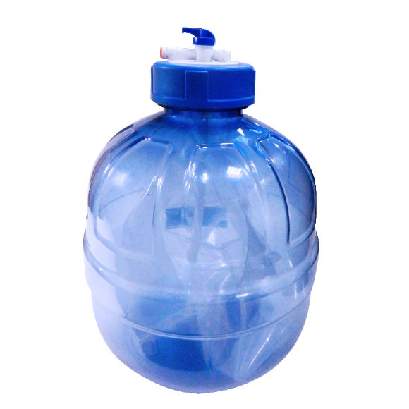 Гейзер бак 12 л. RO (3,2 gal) накопительный прозрачный пластиковый