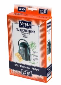 Мешки-пылесборники Vesta EX 01 (Тип S-bag) Мешки-пылесборники Vesta EX 01 (Тип S-bag)